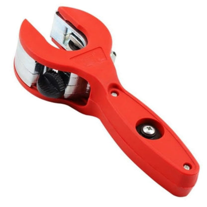 Ratchet Pipe Cutter, 1-Handed Grip Pipe Cutter for 5/16"-1-1/8" Steel/Copper/Alum Pipes, Metal Cutting Tool