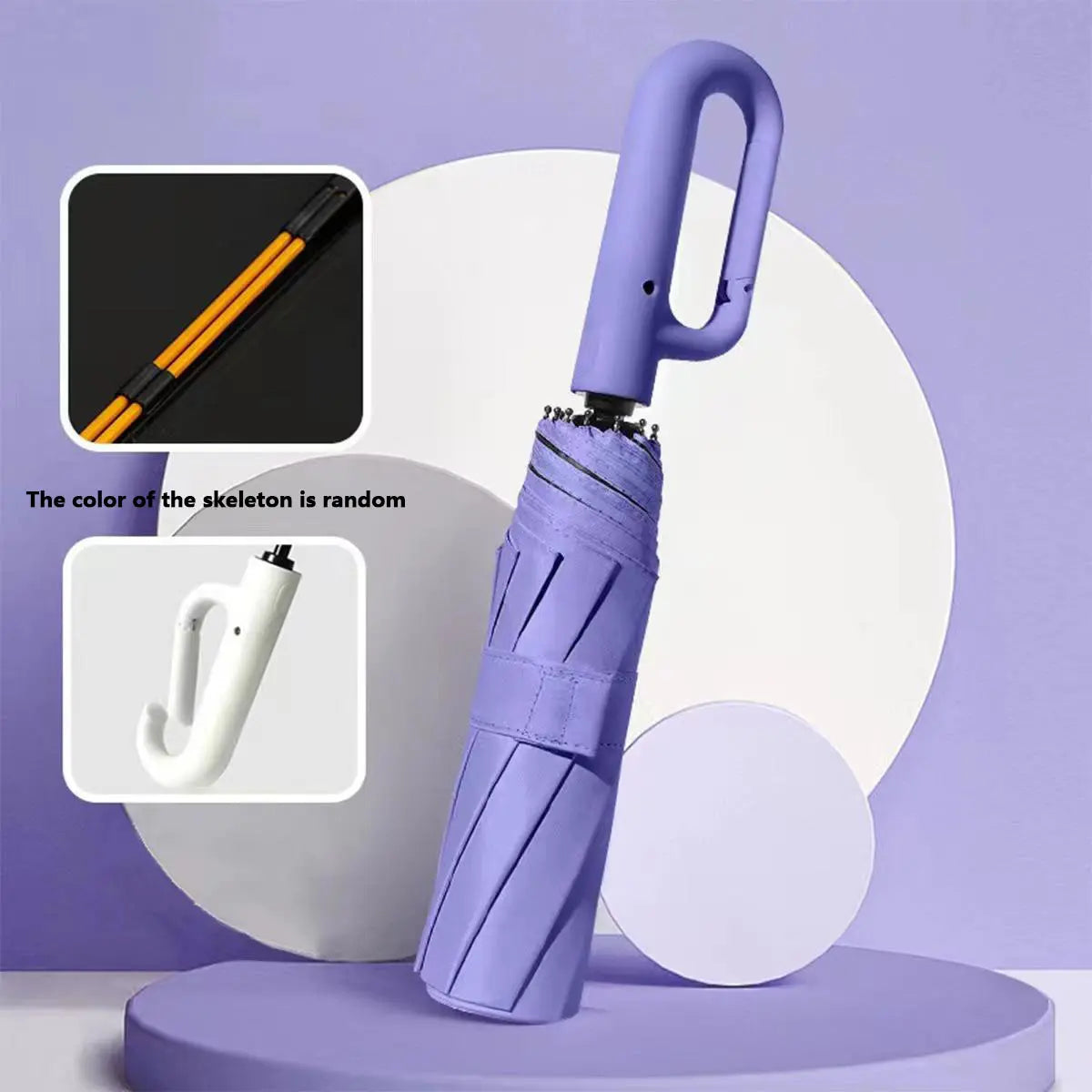 Automatic Folding Umbrella with Loop Buckle