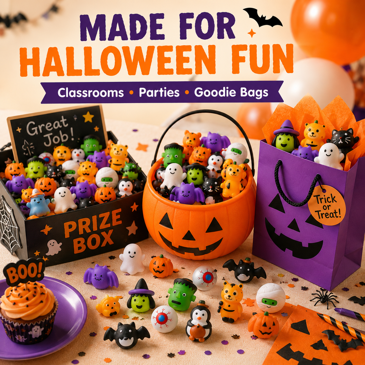 Halloween Mochi Squishy Toys