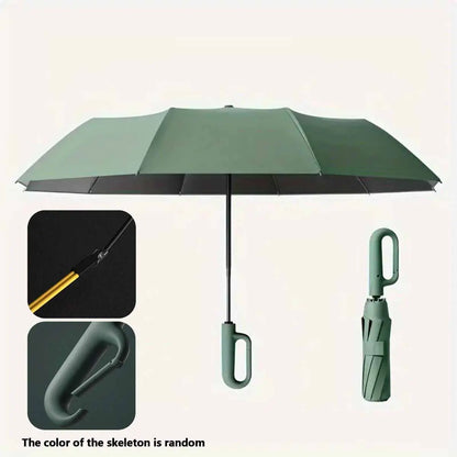 Automatic Folding Umbrella with Loop Buckle