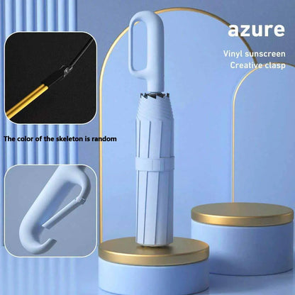 Automatic Folding Umbrella with Loop Buckle