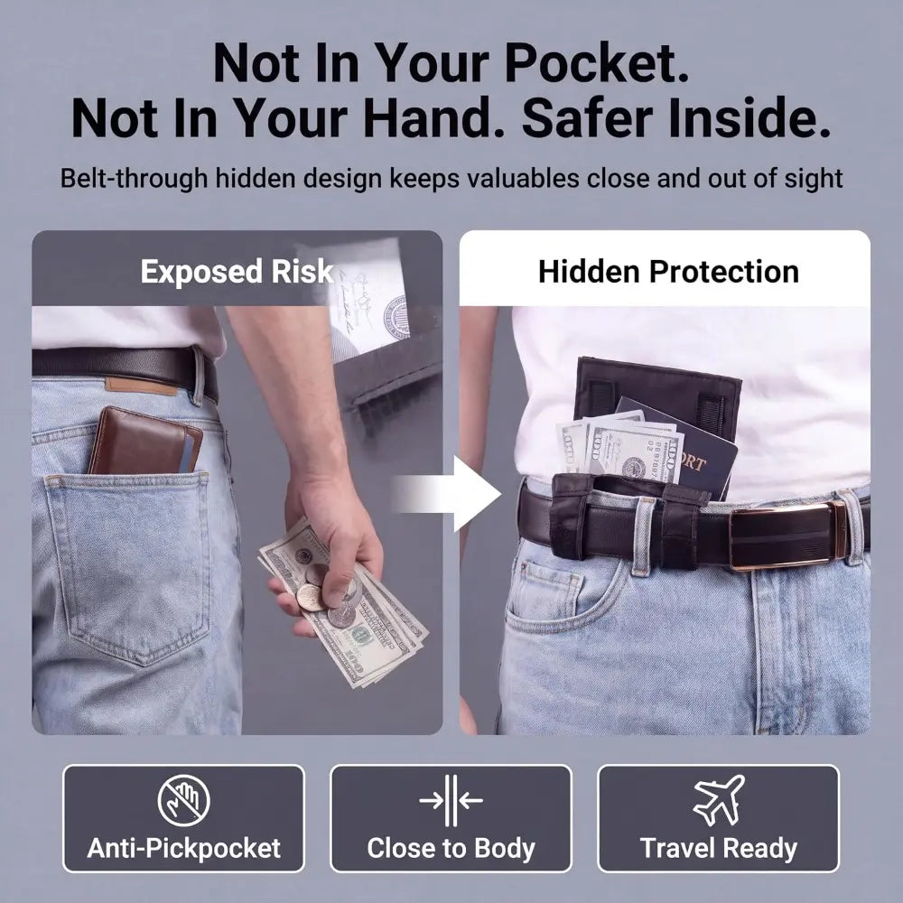 Hidden passport pouch travel comparison