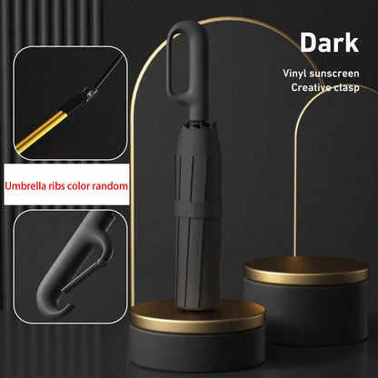 Automatic Folding Umbrella with Loop Buckle