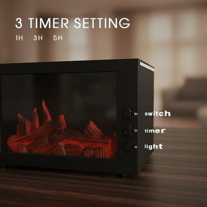 300ml Flame Air Humidifier and Essential Oil Diffuser