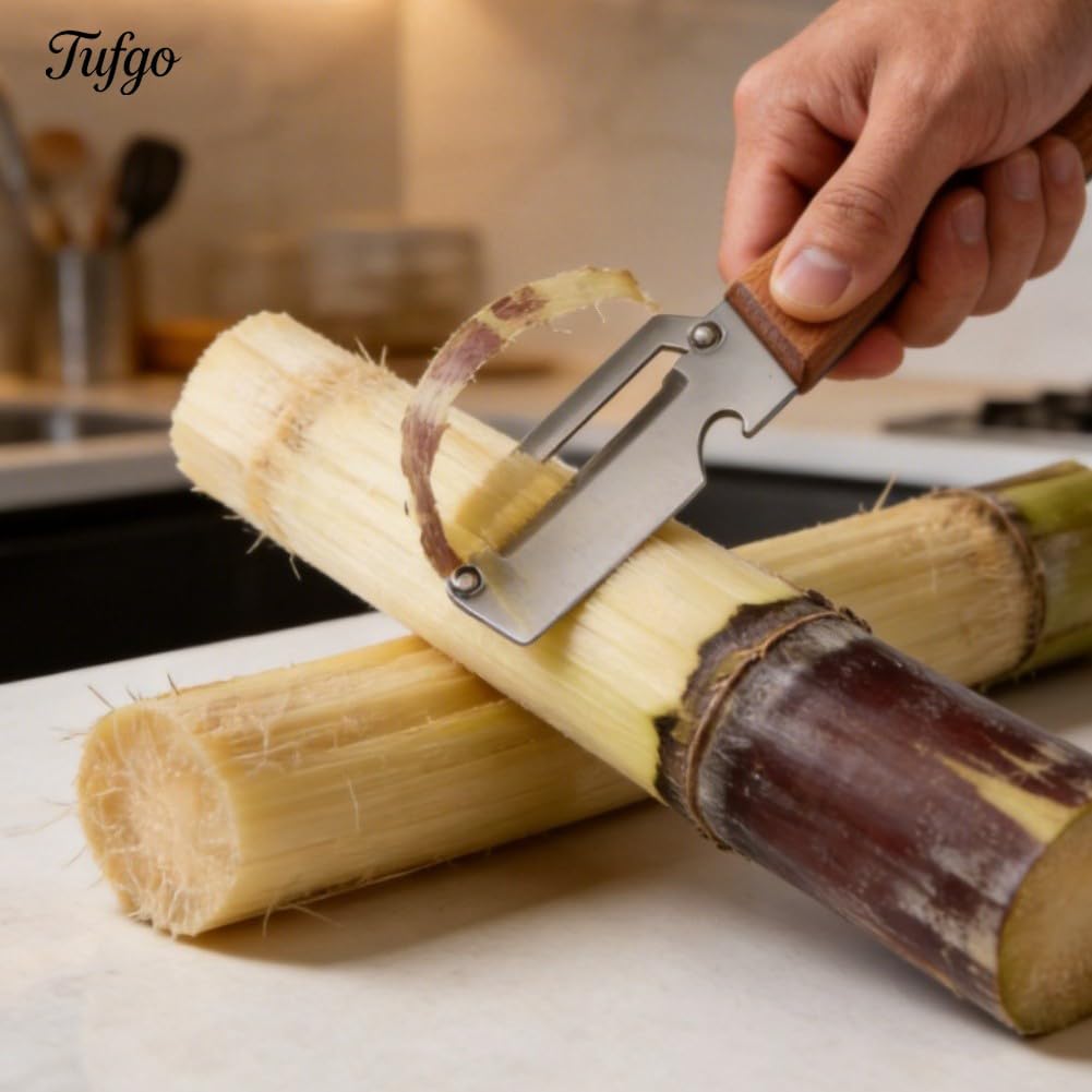 Effortless Ergonomic Fruit & Vegetable Peeler with Built-in Bottle Opener