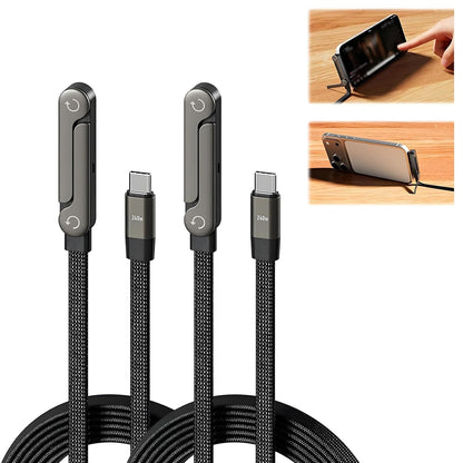 Two-piece USB-C cable option