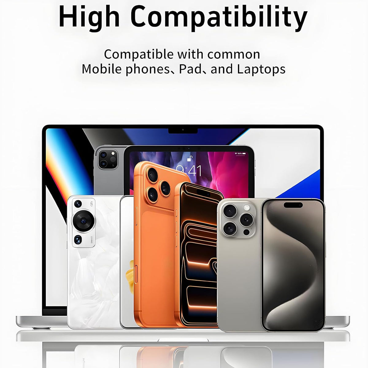 2-in-1 240W Invisible Holder Charger Cable with Stand for Desk
