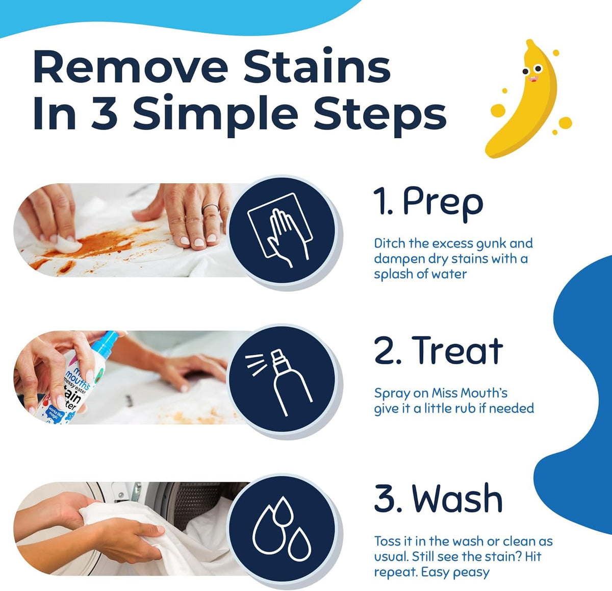 Erase Messes In Seconds — The "Magic" Stain Remover That Actually Works On Everything. 👕✨ - 3 Pack