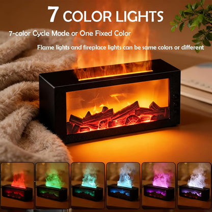 【Limited Time Buy 3 Get 1 Free】Waterless Flame Essential Oil Diffuser Quiet Home Aromatherapy