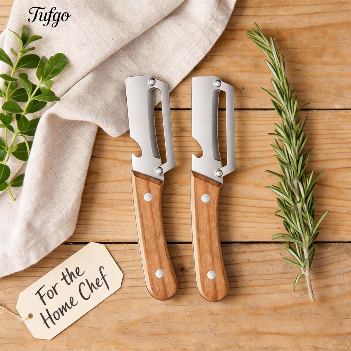 Effortless Ergonomic Fruit & Vegetable Peeler with Built-in Bottle Opener