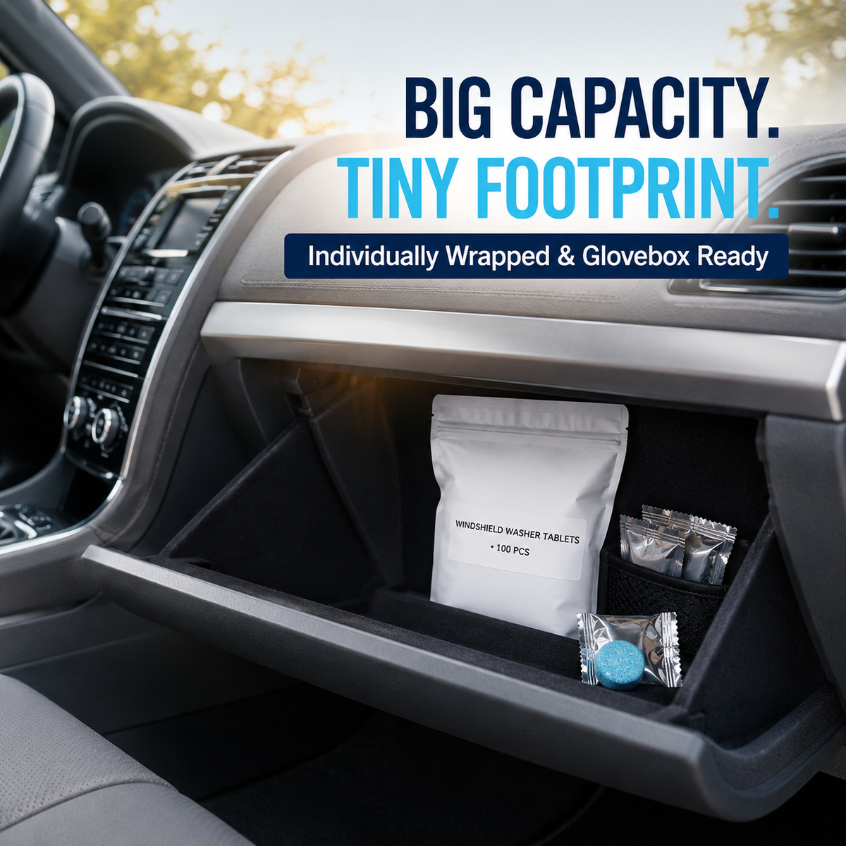 Car Windshield Washer Fluid concentrate Tablets💧