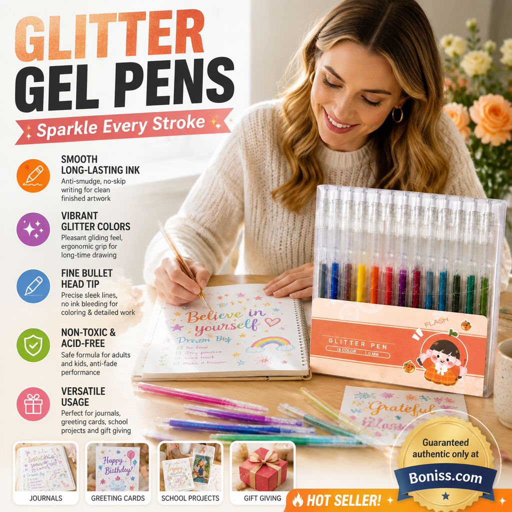 🎁Glitter Gel Pen Set