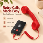 ☎️ Retro Phone Handset for Smartphone | Classic Vintage Call Experience