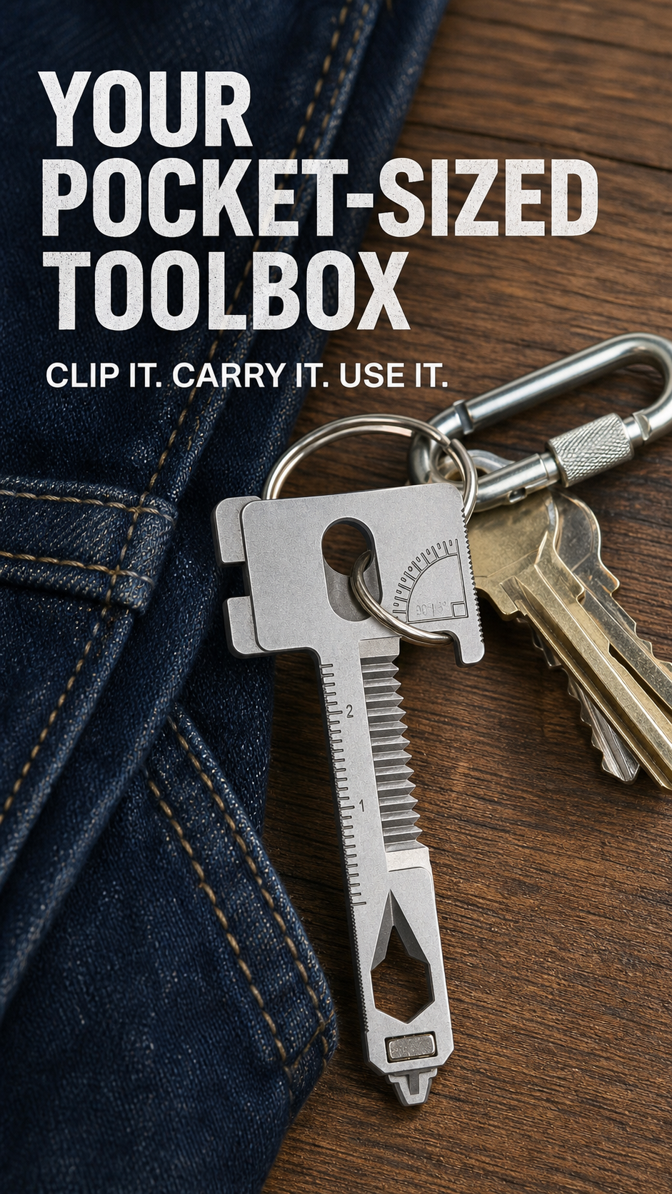 17 in 1 Multifunction Tool Keychain Mini Kit Zinc Alloy Tool Compact Tool for Keys Outdoor Camping Travel Car Emergency Home Daily Repair