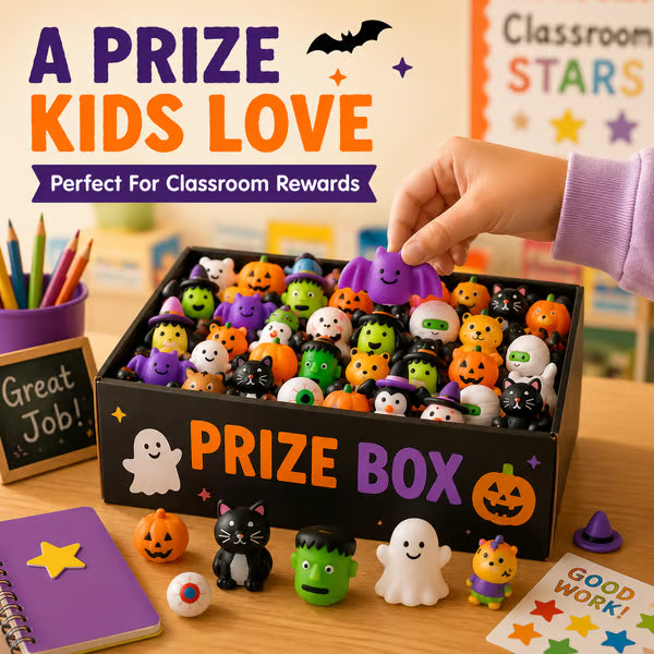 Halloween Mochi Squishy Toys – Cute Sensory Party Favors & Goodie Bag Fillers