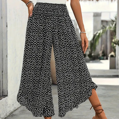 ⏰Time-Limited Special🔥The Riviera Flow Polka-Dot Wide-Leg Pants