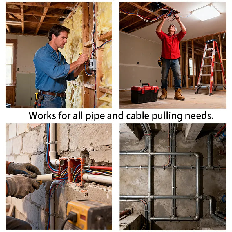 Threading Tool—Heavy-duty conduit threader (supports 8mm wire diameter)