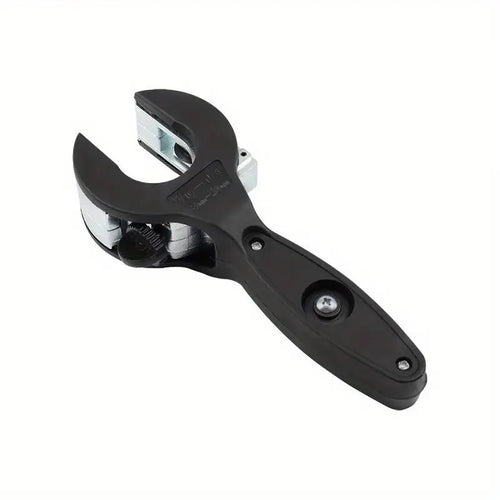 Ratchet Pipe Cutter, 1-Handed Grip Pipe Cutter for 5/16"-1-1/8" Steel/Copper/Alum Pipes, Metal Cutting Tool