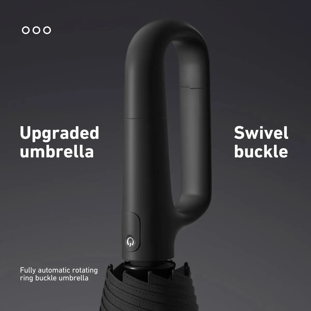 Automatic Folding Umbrella with Loop Buckle