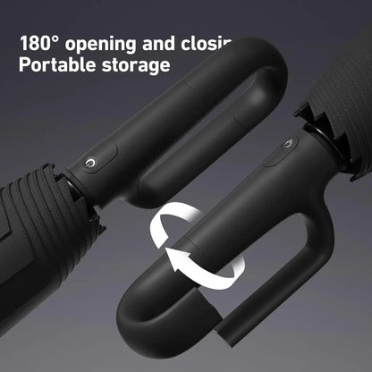 Automatic Folding Umbrella with Loop Buckle