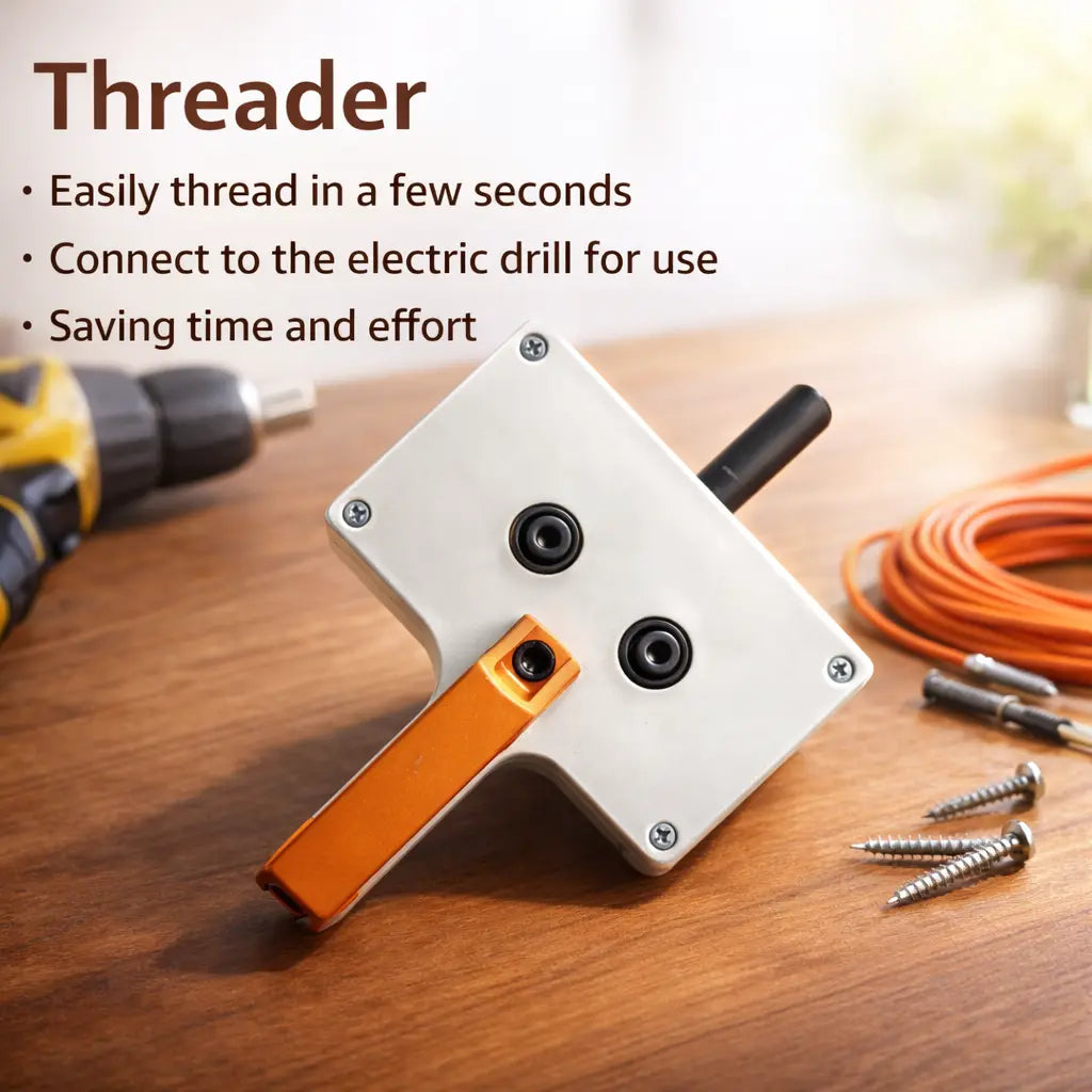 Threading Tool—Heavy-duty conduit threader (supports 8mm wire diameter)