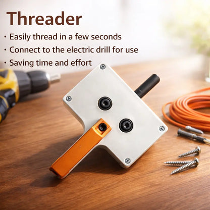 Threading Tool—Heavy-duty conduit threader (supports 8mm wire diameter)