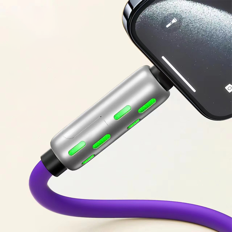 ✨Buy 1 get 1 free-Universal RGB 4-in-1 Fast Charging Cable-Completely upgraded