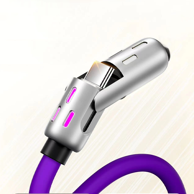 ✨Buy 1 get 1 free-Universal RGB 4-in-1 Fast Charging Cable-Completely upgraded