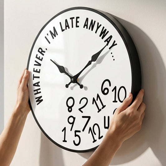 🕰️ 50% RABATT! 🎨 Kreativ dekorativ väggklocka med blandade siffror – Unik, tyst & perfekt för vardagsrum eller kök 🏠