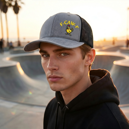 🐔Snapback-keps med broderad rolig kyckling🧢