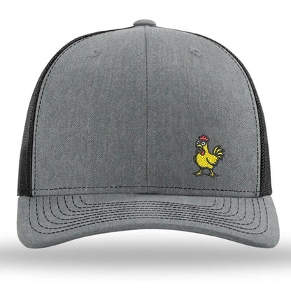 🐔Snapback-keps med broderad rolig kyckling🧢