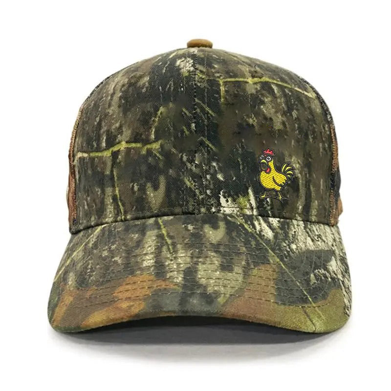 🐔Snapback-keps med broderad rolig kyckling🧢