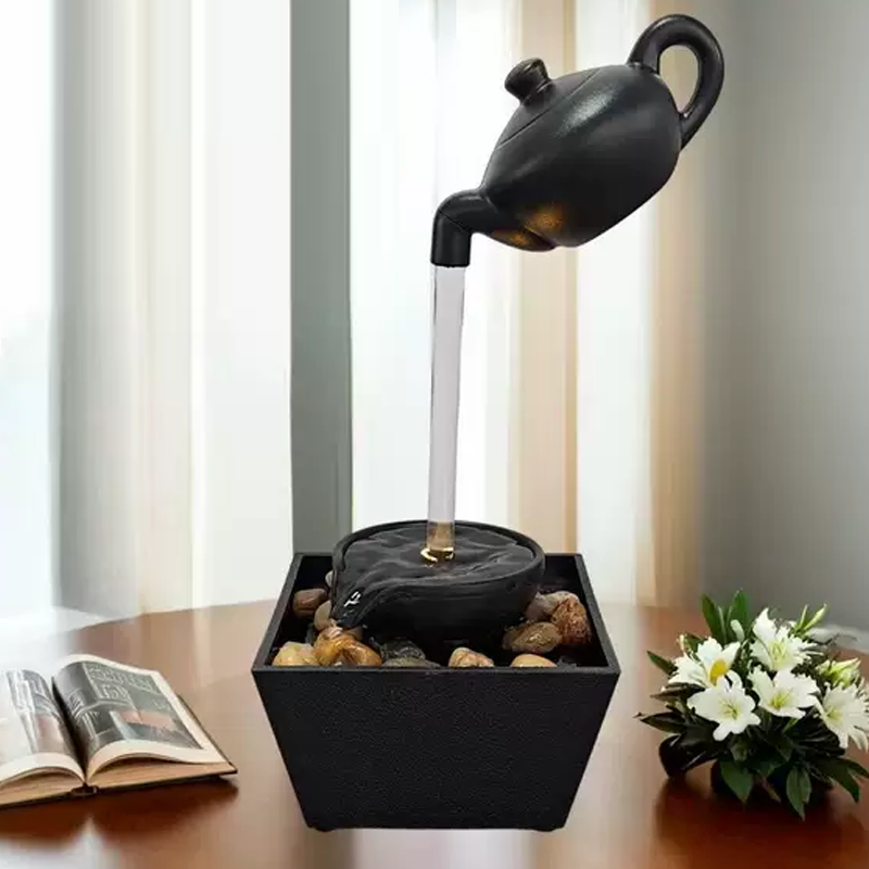 Floating Teapot Illusion Water Fountain Decor - product image 1