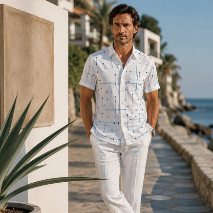 📢📢40% OFF !! ⏰Men's Relaxed Fit Button Down Shirt