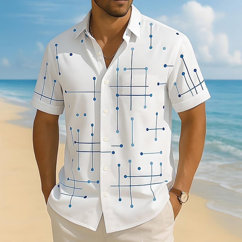 📢📢40% OFF !! ⏰Men's Relaxed Fit Button Down Shirt