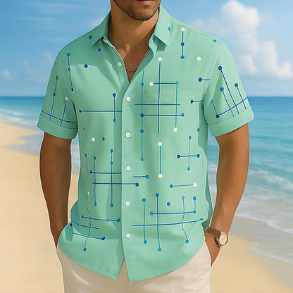 📢📢40% OFF !! ⏰Men's Relaxed Fit Button Down Shirt