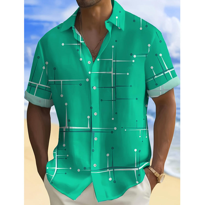 📢📢40% OFF !! ⏰Men's Relaxed Fit Button Down Shirt