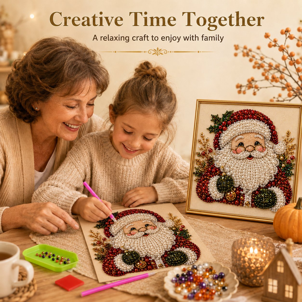 DIY Christmas Pearl Diamond Painting Kit - product image 5