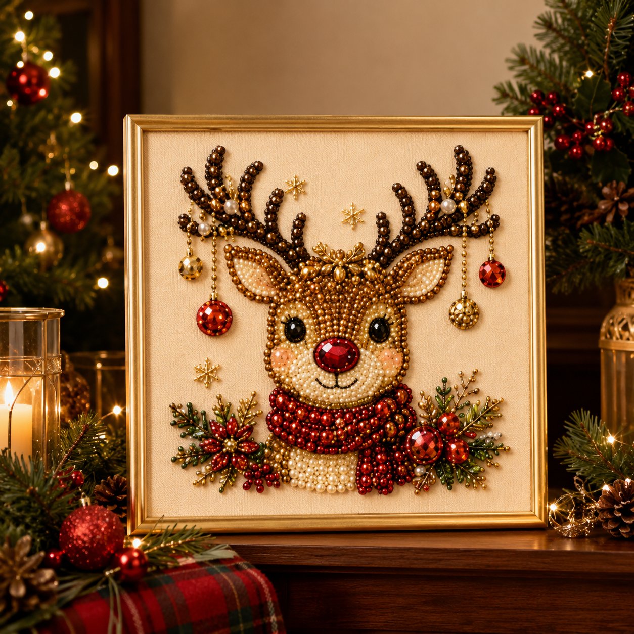 DIY Christmas Pearl Diamond Painting Kit - product image 8