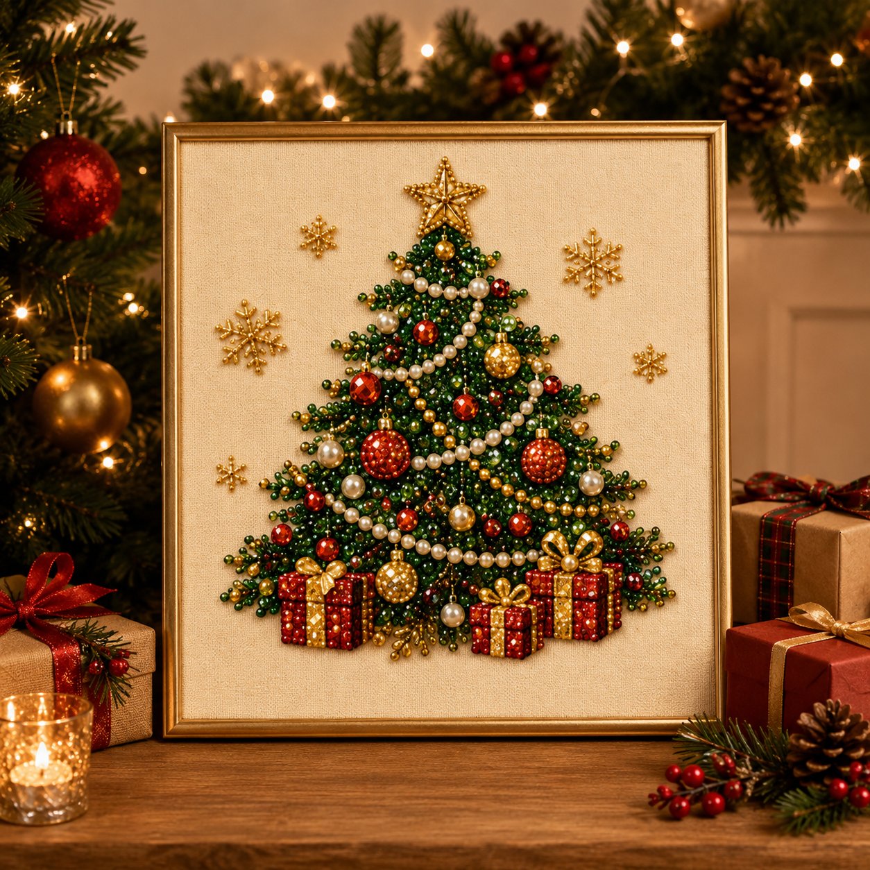 DIY Christmas Pearl Diamond Painting Kit - product image 7