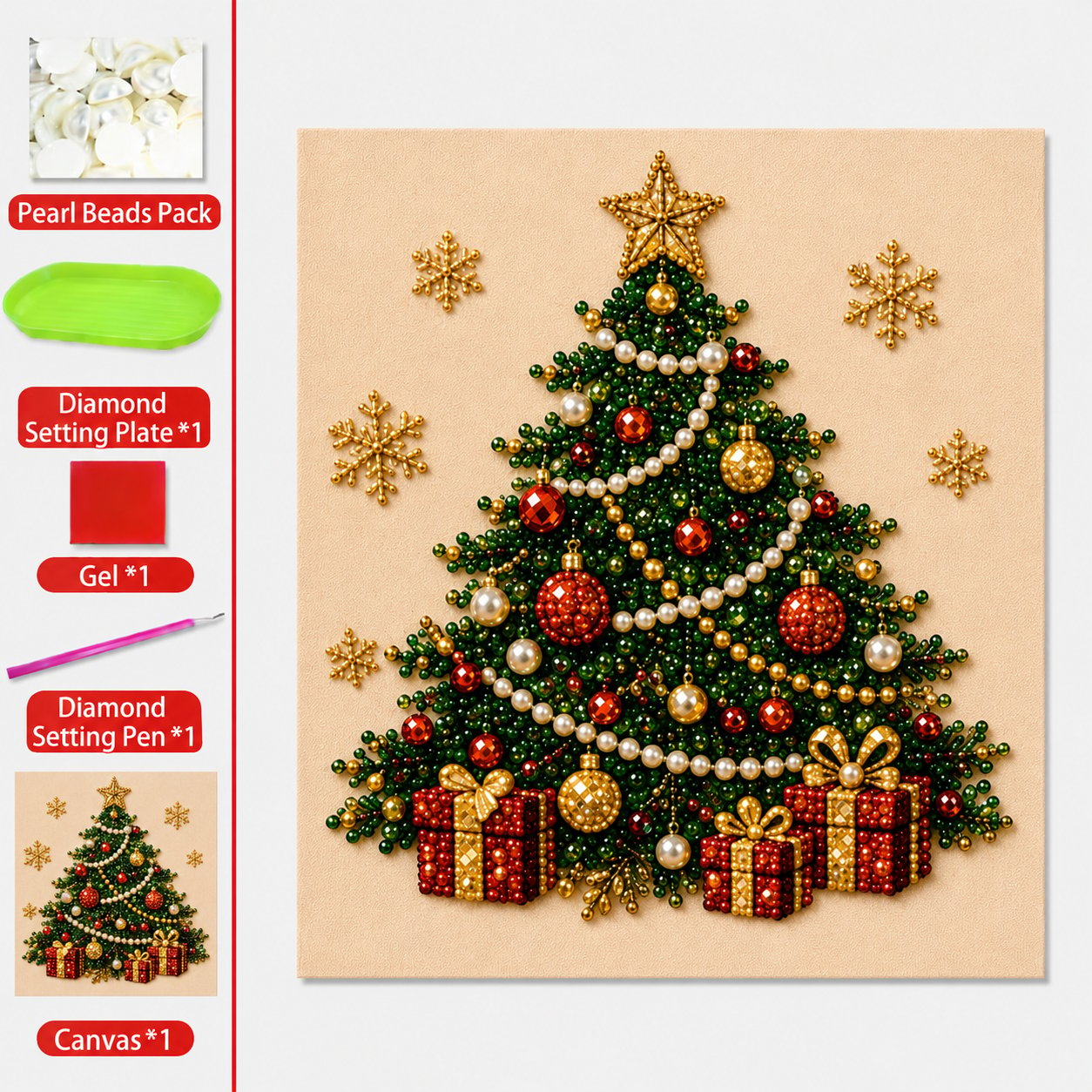 DIY Christmas Pearl Diamond Painting Kit - product image 11